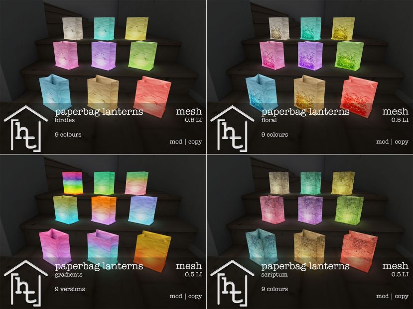 [ht home] paperbag lanterns - prints 4-3