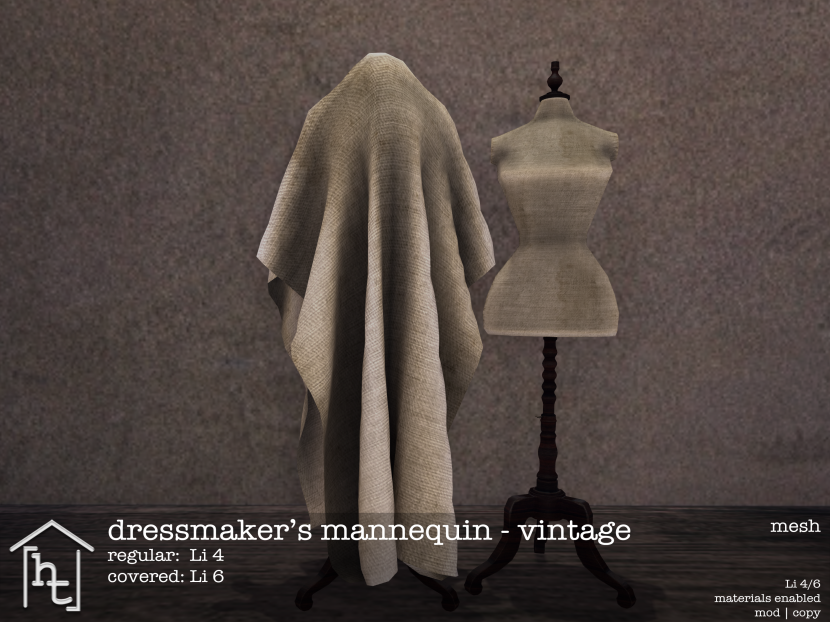 [ht home] dressmakers mannequin - vintage 4-3